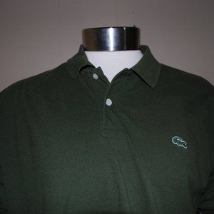 Green Lacoste Polo ( Made in France) Size 7